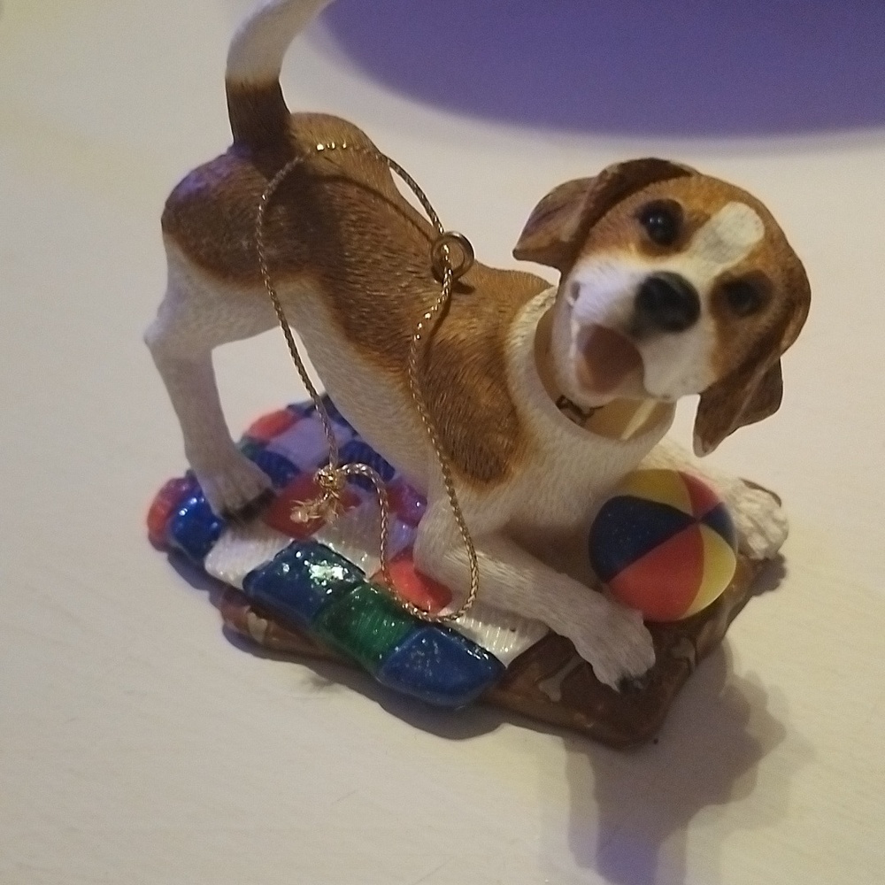 Kurt Adler Beagle Nodder Ornament, 79SC1